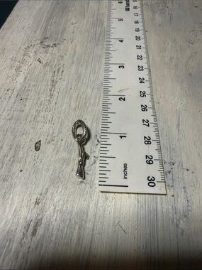Brighton silver and crystal number charm pendant - 1